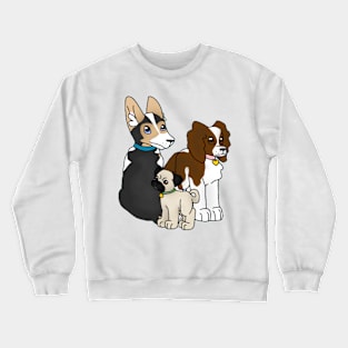 Puppy Trio! Crewneck Sweatshirt